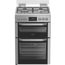 Hotpoint 60cm Dual Fuel Cooker
