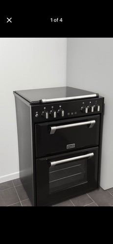 Stoves 60cm black - 60cm, gas
