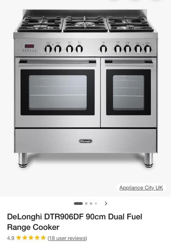 Delonghi gas cooker 90cm - delonghi,