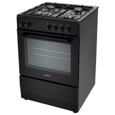 electriQ 60cm Dual Fuel Cooker