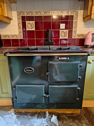 Nobel green gas range cooker - nobel,